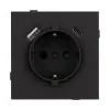 Механизм розетки с USB зарядкой Arlight SCT-TENDO-MUAC-SFPL-BK (230V, 16A) 054607 054607 - 3