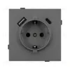 Механизм розетки с USB зарядкой Arlight SCT-TENDO-MUAC-SFPL-GR (230V, 16A) 054609 054609 - 3