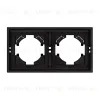 Рамка пластиковая на 2 поста Arlight FRM-TENDO-SFPL-2-BK 054646 054646 - 3