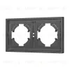 Рамка пластиковая на 2 поста Arlight FRM-TENDO-SFPL-2-GR 054648 054648 - 1