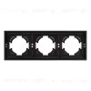 Рамка пластиковая на 3 поста Arlight FRM-TENDO-SFPL-3-BK 054650 054650 - 2