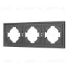 Рамка пластиковая на 3 поста Arlight FRM-TENDO-SFPL-3-GR 054652 054652 - 1
