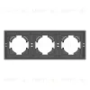 Рамка пластиковая на 3 поста Arlight FRM-TENDO-SFPL-3-GR 054652 054652 - 3