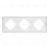 Рамка пластиковая на 3 поста Arlight FRM-TENDO-SFPL-3-WH 054653 054653 - 3
