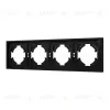 Рамка пластиковая на 4 поста Arlight FRM-TENDO-SFPL-4-BK 054654 054654 - 1