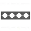 Рамка пластиковая на 4 поста Arlight FRM-TENDO-SFPL-4-GR 054655 054655 - 2