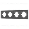 Рамка пластиковая на 4 поста Arlight FRM-TENDO-SFPL-4-GR 054655 054655 - 1