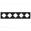 Рамка пластиковая на 5 постов Arlight FRM-TENDO-SFPL-5-BK 054657 054657 - 3