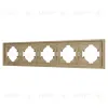 Рамка пластиковая на 5 постов Arlight FRM-TENDO-SFPL-5-GD 054658 054658 - 1