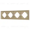 Рамка пластиковая на 4 поста Arlight FRM-TENDO-SFPL-4-GD 054663 054663 - 1