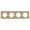 Рамка пластиковая на 4 поста Arlight FRM-TENDO-SFPL-4-GD 054663 054663 - 3