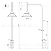 Бра Arlight SP-OMBRELLO-WALL-7W Warm3000 (BK, 30 deg, 230V) (IP20 Металл) 059591 059591 - 3