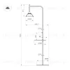 Торшер Arlight SP-OMBRELLO-FLOOR-7W Warm3000 (BK, 30 deg, 230V) (IP20 Металл) 059594 059594 - 3