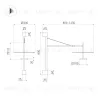 Бра Arlight SP-CAMPANA-WALL-L1450-9W Warm3000 (BK, 130 deg, 230V, TELESCOPIC) (IP20 Металл) 059596 059596 - 3