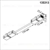Гибкий токопроводящий соединитель L Novotech Port Vector 135313 135313 - 2