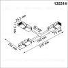 Гибкий токопроводящий соединитель T Novotech Port Vector 135314 135314 - 2