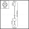 Подвесной светильник Odeon Light Modern Callisto 5457/4L 5457/4L - 2