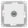 Розетка TV коннектор, механизм Systeme Electric AtlasDesign Лотос ATN001393 ATN001393 - 1