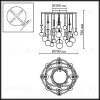 Подвесная люстра Odeon Light Modern Callisto 5457/21C 5457/21C - 8