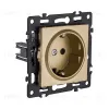Розетка штепсельная SCHUKO 16A/250 В, золотой Kollinger Asthetik AS-014GD AS-014GD - 2