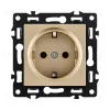 Розетка штепсельная SCHUKO 16A/250 В, золотой Kollinger Asthetik AS-014GD AS-014GD - 1