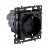Розетка штепсельная SCHUKO 16A/250 В с USB A+C 20W, черный Kollinger Asthetik AS-016BK AS-016BK - 2