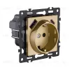 Розетка штепсельная SCHUKO 16A/250 В с USB A+C 20W, золотой Kollinger Asthetik AS-016GD AS-016GD - 2