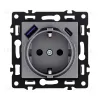 Розетка штепсельная SCHUKO 16A/250 В с USB A+C 20W, серый Kollinger Asthetik AS-016GY AS-016GY - 1