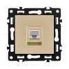 Розетка Ethernet RJ45 Cat.6, золотой Kollinger Asthetik AS-017GD AS-017GD - 1