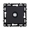 Розетка TV, черный Kollinger Asthetik AS-020BK AS-020BK - 1