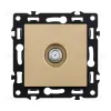 Розетка TV, золотой Kollinger Asthetik AS-020GD AS-020GD - 1