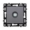 Розетка TV, серый Kollinger Asthetik AS-020GY AS-020GY - 1