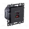 Розетка USB A+C 65W, черный Kollinger Asthetik AS-024BK AS-024BK - 2