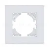 Рамка 1-постовая, белый Kollinger Eleganz Acryl EA1WH EA1WH - 1