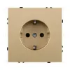 Розетка штепсельная SCHUKO 16A/250 В, золотой Kollinger Eclipse EC-014GD EC-014GD - 1