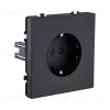 Розетка штепсельная SCHUKO 16A/250 В, черный матовый Kollinger Eclipse EC-014BK EC-014BK - 2