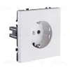Розетка штепсельная SCHUKO 16A/250 В, белый глянцевый Kollinger Eclipse EC-014WG EC-014WG - 2