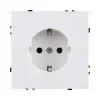 Розетка штепсельная SCHUKO 16A/250 В, белый матовый Kollinger Eclipse EC-014WH EC-014WH - 1
