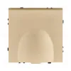 Розетка штепсельная SCHUKO 16A/250 В с крышкой, золотой Kollinger Eclipse EC-015GD EC-015GD - 1