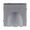 Розетка штепсельная SCHUKO 16A/250 В с крышкой, серый Kollinger Eclipse EC-015GY EC-015GY - 1