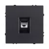 Розетка телефонная RJ11, черный матовый Kollinger Eclipse EC-019BK EC-019BK - 1