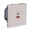 Розетка USB A+C 65W, кашемир матовый Kollinger Eclipse EC-024CM EC-024CM - 2