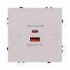 Розетка USB A+C 65W, кашемир матовый Kollinger Eclipse EC-024CM EC-024CM - 1