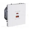 Розетка USB A+C 65W, белый матовый Kollinger Eclipse EC-024WH EC-024WH - 2