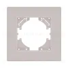 Рамка 1-постовая, кашемир матовый Kollinger Eleganz Plex EP1CM EP1CM - 1