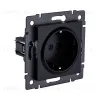 Розетка штепсельная SCHUKO 16A/250 В, черный Kollinger REA-002BK для Aspekt, Eleganz, Reflex REA-002BK - 2