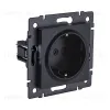Розетка штепсельная SCHUKO 16A/250 В, черный матовый Kollinger REA-002BM для Aspekt, Eleganz, Reflex REA-002BM - 2