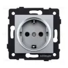Розетка штепсельная SCHUKO 16A/250 В, серый Kollinger REA-002GY для Aspekt, Eleganz, Reflex REA-002GY - 1