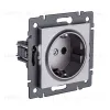 Розетка штепсельная SCHUKO 16A/250 В, серый Kollinger REA-002GY для Aspekt, Eleganz, Reflex REA-002GY - 4