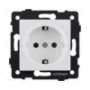Розетка штепсельная SCHUKO 16A/250 В, белый матовый Kollinger REA-002WM для Aspekt, Eleganz, Reflex REA-002WM - 1
